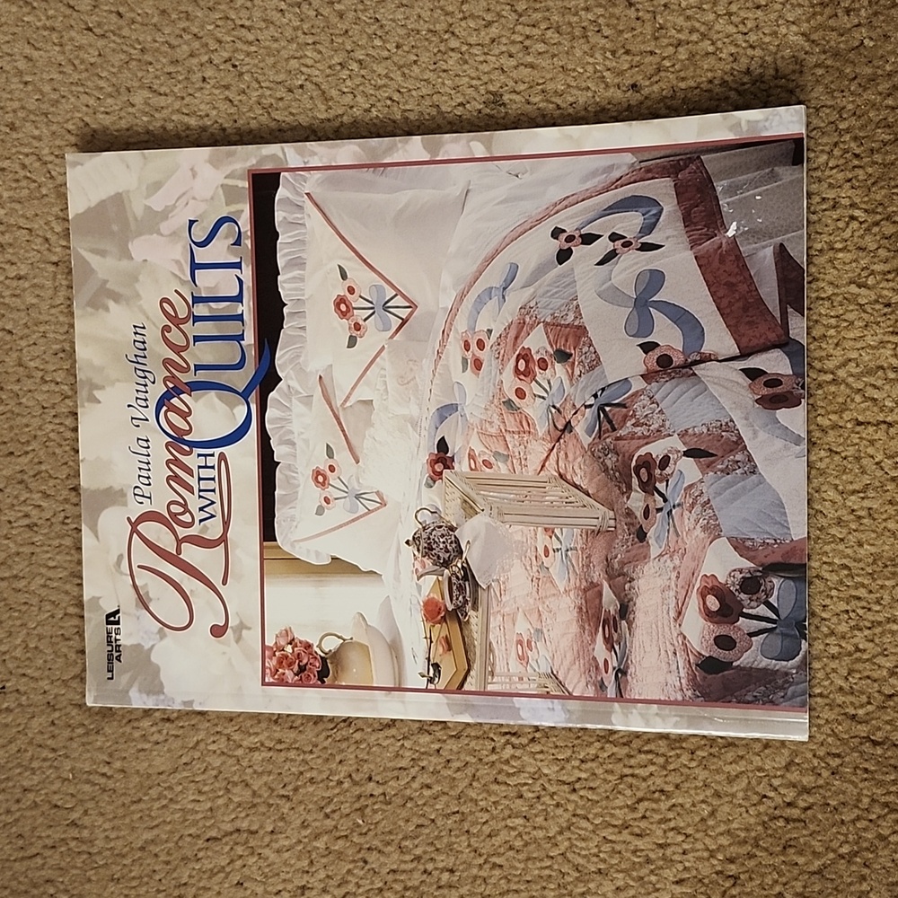 Romance with Quilts by Paula Vaughan Craft Book